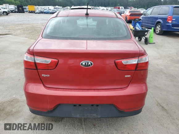 2017 Kia Rio LX with VIN KNADM4A39H6005760, listed as a Copart auction lot 53929275 with 0 mi miles and Clean Title. Bid and sale history available at carsss.com. Image 6.