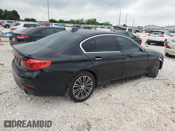 2017 BMW 5 Series 530i with VIN WBAJA5C37HG894776, listed as a Copart auction lot 54784035 with 117,987 mi miles and Salvage Title. Bid and sale history available at carsss.com. Image 3.