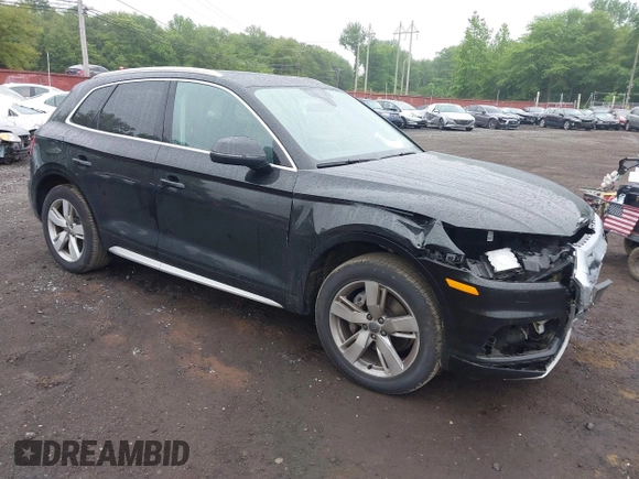 2019 Audi Q5 Premium Plus with VIN WA1BNAFY0K2079460, listed as a IAAI auction lot 42468889 with 89,306 mi miles and . Bid and sale history available at DreamBid. Image 1.