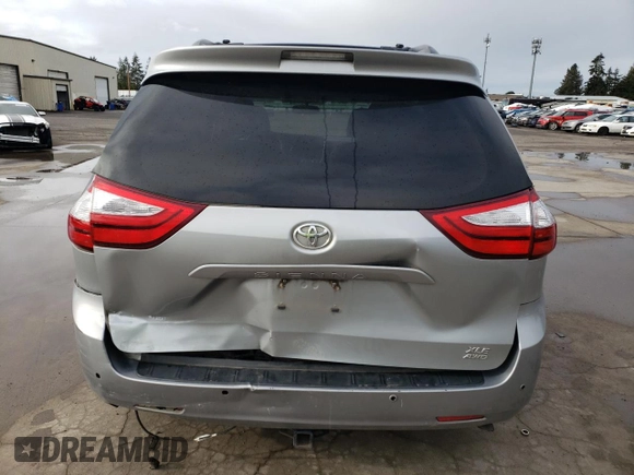 2017 Toyota Sienna XLE with VIN 5TDDZ3DC4HS168570, listed as a Copart auction lot 50559855 with 73,351 mi miles and Salvage title. Bid and sale history available at DreamBid. Image 6.