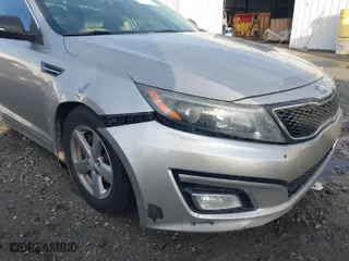 2014 Kia Optima LX with VIN 5XXGM4A78EG311638, listed as a IAAI auction lot 41206973 with 263,678 mi miles. Bid and sale history available at carsss.com. Image 6.