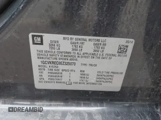 2014 Chevrolet Silverado 1500 LT with VIN 1GCVKREC8EZ325070, listed as a IAAI auction lot 41328199 with 164,009 mi miles and . Bid and sale history available at DreamBid. Image 9.