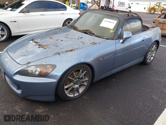 2005 Honda S2000 с VIN JHMAP21485S001159, выставлен на аукционе IAAI как лот 38590034 с пробегом Не указан миль и . История ставок и продаж доступна на DreamBid. Изображение 2.