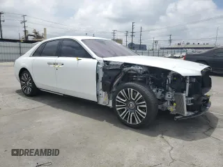2021 Rolls-Royce Ghost z VIN SCATV0C05MU205314, wystawiony jako Copart lot #56092074 z przebiegiem 6547 mil mil oraz Szkody całkowita. Historia ofert i sprzedaży dostępna na DreamBid. Obrazek 4.