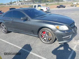 2011 Mercedes-Benz CL-Class CL 63 AMG with VIN WDDEJ7EB9BA027285, listed as a IAAI auction lot 41977740 with 64,040 mi miles. Bid and sale history available at carsss.com. Image 1.