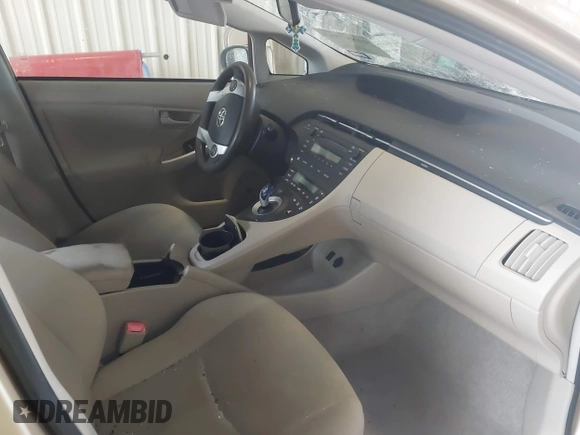 2011 Toyota Prius I with VIN JTDKN3DU2B1447144, listed as a IAAI auction lot 41887553 with 104,860 mi miles. Bid and sale history available at carsss.com. Image 5.