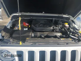 2021 Jeep Wrangler 80th Anniversary with VIN 1C4GJXAN9MW726831, listed as a Copart auction lot 55909084 with 23,602 mi miles and Salvage Title. Bid and sale history available at DreamBid. Image 11.