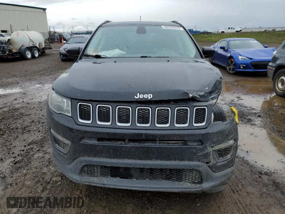 2018 Jeep Compass Latitude z VIN 3C4NJDBB8JT395817, wystawiony jako Copart lot #56929225 z przebiegiem 266 889 mil mil oraz Szkody całkowita. Historia ofert i sprzedaży dostępna na DreamBid. Obrazek 5.