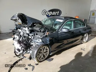 2025 BMW 3 Series 330i xDrive with VIN 3MW89CW02S8F08011, listed as a Copart auction lot 53448925 with 0 mi miles and Non Repairable. Bid and sale history available at carsss.com. Image 1.