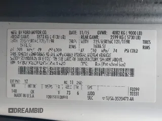 2016 Ford Transit XL with VIN 1FBZX2ZM2GKA41429, listed as a IAAI auction lot 42219998 with 113,913 mi miles and . Bid and sale history available at DreamBid. Image 9.