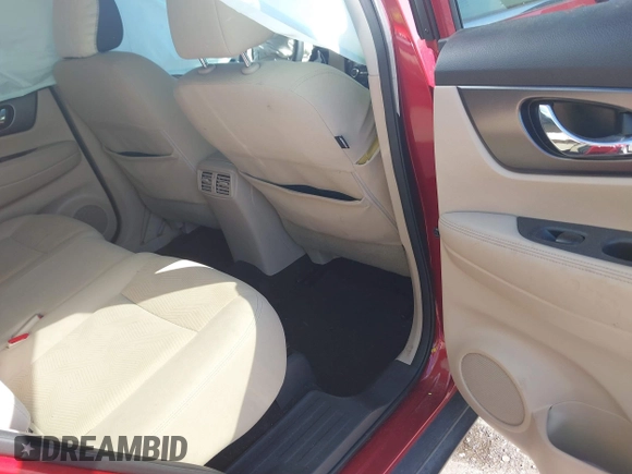 2016 Nissan Rogue SV with VIN KNMAT2MT0GP644465, listed as a IAAI auction lot 41898259 with 93,566 mi miles. Bid and sale history available at carsss.com. Image 8.