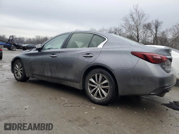 2021 Infiniti Q50 Pure z VIN JN1EV7AR2MM754239, wystawiony jako Copart lot #84278044 z przebiegiem 72 490 mil mil oraz Szkoda całkowita • Salvage title. Historia ofert i sprzedaży dostępna na DreamBid. Obrazek 2.