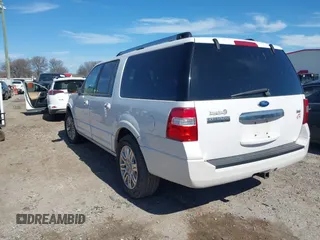 2011 Ford Expedition Max Limited with VIN 1FMJK1K51BEF09576, listed as a IAAI auction lot 41591224 with 270,236 mi miles and . Bid and sale history available at DreamBid. Image 3.