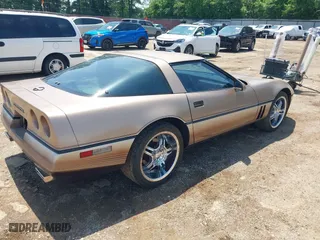 1985 Chevrolet Corvette with VIN 1G1YY0781F5115024, listed as a IAAI auction lot 42096552 with 217,699 mi miles. Bid and sale history available at carsss.com. Image 4.