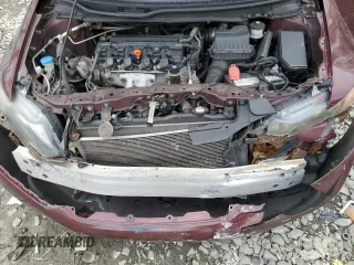 2012 Honda Civic LX with VIN 2HGFB2F56CH590113, listed as a Copart auction lot 51314825 with 168,156 mi miles and Salvage Title. Bid and sale history available at DreamBid. Image 12.