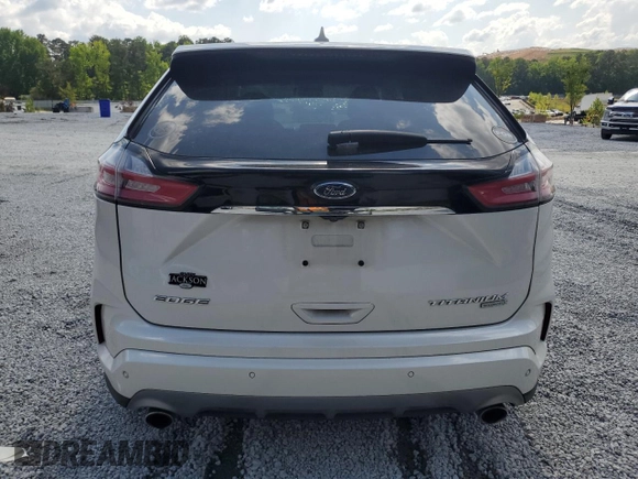 2019 Ford Edge Titanium z VIN 2FMPK3K92KBC43554, wystawiony jako Copart lot #55993775 z przebiegiem 67 858 mil mil oraz Szkody całkowita. Historia ofert i sprzedaży dostępna na DreamBid. Obrazek 6.