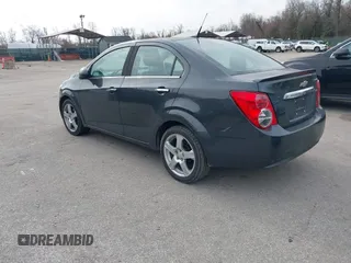 2014 Chevrolet Sonic LTZ with VIN 1G1JE5SB1E4200234, listed as a IAAI auction lot 41850396 with 173,324 mi miles. Bid and sale history available at carsss.com. Image 3.