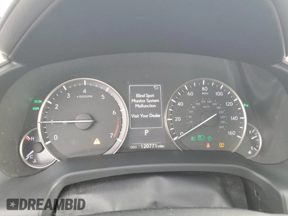 2017 Lexus RX 350 with VIN JTJBZMCA7H2019703, listed as a Copart auction lot 65020015 with 120,771 mi miles and Clean title. Bid and sale history available at DreamBid. Image 9.