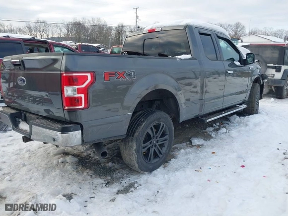 2018 Ford F-150 XL with VIN 1FTFX1E5XJFB98343, listed as a IAAI auction lot 41315970 with 102,334 mi miles. Bid and sale history available at carsss.com. Image 4.