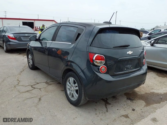 2015 Chevrolet Sonic LT with VIN 1G1JC6SH1F4198955, listed as a IAAI auction lot 42076228 with 167,854 mi miles. Bid and sale history available at carsss.com. Image 3.