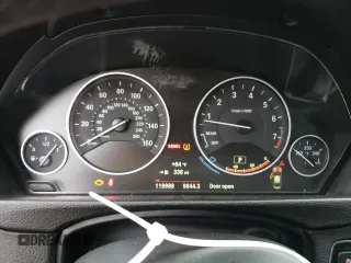 2015 BMW 3 Series 328i with VIN WBA3C1C58FK120706, listed as a Copart auction lot 54318135 with 119,988 mi miles and Salvage title. Bid and sale history available at DreamBid. Image 9.