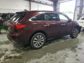 2016 Acura MDX Technology с VIN 5FRYD3H45GB018519, выставлен на аукционе Copart как лот 56639715 с пробегом Не указан миль и Чистый • Clean title. История ставок и продаж доступна на DreamBid. Изображение 3.