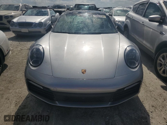 2021 Porsche 911 Carrera S with VIN WP0AB2A9XMS221638, listed as a Copart auction lot 73923744 with 0 mi miles and Salvage Title. Bid and sale history available at carsss.com. Image 5.