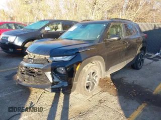 2022 Chevrolet TrailBlazer RS with VIN KL79MUSL4NB114408, listed as a IAAI auction lot 40994141 with 35,669 mi miles. Bid and sale history available at carsss.com. Image 18.