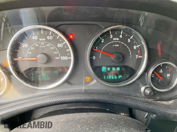 2016 Jeep Wrangler Unlimited Sport with VIN 1C4HJWDG7GL114807, listed as a Copart auction lot 54988515 with 118,651 mi miles and Clean Title. Bid and sale history available at DreamBid. Image 8.