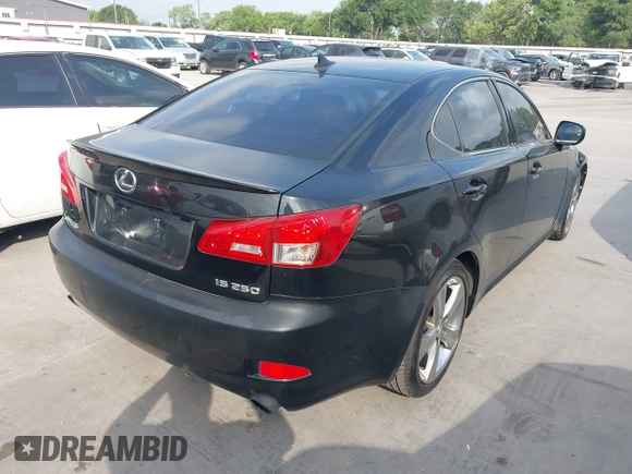 2008 Lexus IS 250 with VIN JTHBK262X85069931, listed as a IAAI auction lot 42077107 with 189,961 mi miles. Bid and sale history available at carsss.com. Image 4.