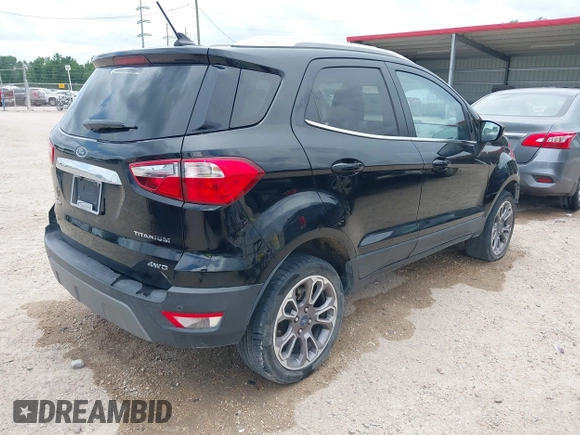 2021 Ford EcoSport Titanium z VIN MAJ6S3KL7MC400564, wystawiony jako IAAI lot #42050318 z przebiegiem 92 882 mil mil oraz . Historia ofert i sprzedaży dostępna na DreamBid. Obrazek 4.