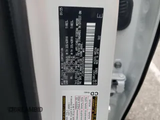 2025 Lexus NX 250 Premium with VIN JTJGDCAZ6S2025006, listed as a Copart auction lot 59337965 with 1,219 mi miles and Salvage title. Bid and sale history available at DreamBid. Image 14.