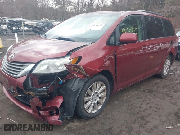 2013 Toyota Sienna XLE with VIN 5TDDK3DC5DS067049, listed as a IAAI auction lot 41650425 with 128,380 mi miles and . Bid and sale history available at DreamBid. Image 17.