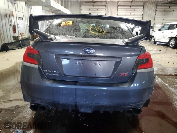 2020 Subaru WRX STI with VIN JF1VA2E6XL9829157, listed as a Copart auction lot 45809505 with 0 mi miles and Salvage Title. Bid and sale history available at carsss.com. Image 6.