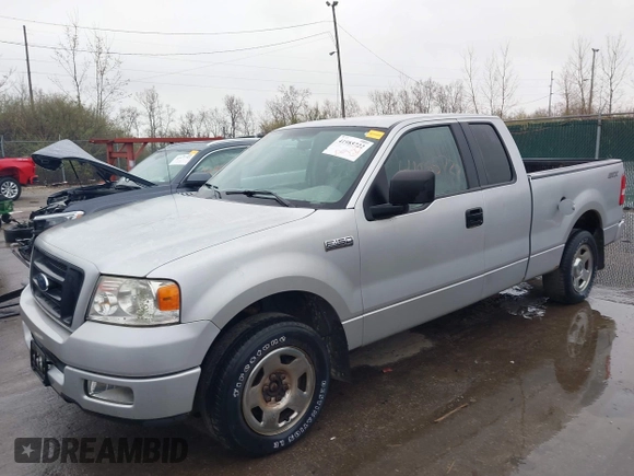 2005 Ford F-150 STX with VIN 1FTRX12W55FB28555, listed as a IAAI auction lot 41985722 with 87,833 mi miles. Bid and sale history available at carsss.com. Image 6.