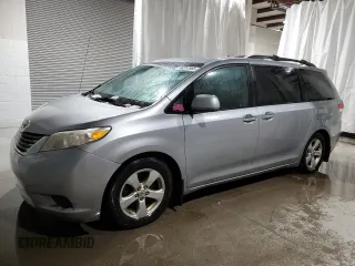 2011 Toyota Sienna LE AAS with VIN 5TDKK3DC3BS115071, listed as a Copart auction lot 46287965 with 160,187 mi miles and Salvage Title. Bid and sale history available at DreamBid. Image 1.