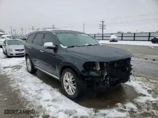 2015 Dodge Durango Citadel with VIN 1C4RDJEG9FC811035, listed as a Copart auction lot 43643325 with 118,507 mi miles and Salvage Title. Bid and sale history available at carsss.com. Image 12.
