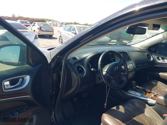 2015 Infiniti QX60 with VIN 5N1AL0MNXFC513454, listed as a IAAI auction lot 41843950 with 110,047 mi miles. Bid and sale history available at carsss.com. Image 5.