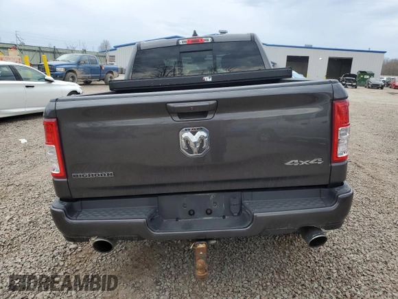 2019 Ram 1500 Big Horn/Lone Star with VIN 1C6SRFFTXKN782694, listed as a Copart auction lot 53990145 with 94,879 mi miles and Salvage Title. Bid and sale history available at carsss.com. Image 6.