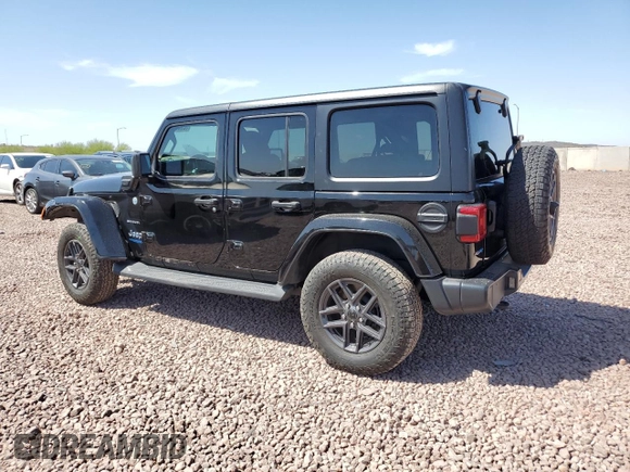 2021 Jeep Wrangler Unlimited Sahara with VIN 1C4JJXP69MW800920, listed as a Copart auction lot 52033745 with 49,173 mi miles and Salvage Title. Bid and sale history available at DreamBid. Image 2.
