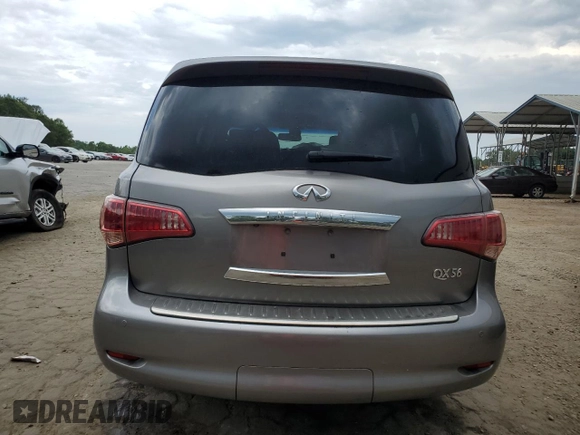 2013 Infiniti QX56 with VIN JN8AZ2NE8D9042299, listed as a Copart auction lot 61023944 with 167,312 mi miles and Salvage Title. Bid and sale history available at carsss.com. Image 6.