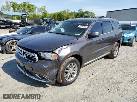 2018 Dodge Durango SXT с VIN 1C4RDJAG9JC359800, выставлен на аукционе Copart как лот 52737065 с пробегом 171 202 миль миль и Списание • Salvage title. История ставок и продаж доступна на DreamBid. Изображение 1.