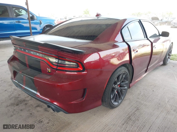 2020 Dodge Charger Scat Pack with VIN 2C3CDXGJXLH132986, listed as a IAAI auction lot 41935340 with 58,162 mi miles. Bid and sale history available at carsss.com. Image 4.
