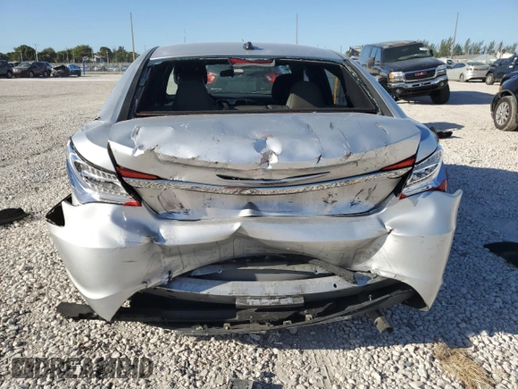 2011 Chrysler 200 LX with VIN 1C3BC4FBXBN536478, listed as a Copart auction lot 48189665 with 161,623 mi miles and Salvage Title. Bid and sale history available at carsss.com. Image 6.