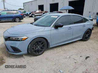 2022 Honda Civic Sport with VIN 2HGFE2F58NH542929, listed as a Copart auction lot 54201605 with 35,420 mi miles and Salvage Title. Bid and sale history available at carsss.com. Image 1.