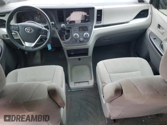 2015 Toyota Sienna L with VIN 5TDZK3DC5FS634370, listed as a Copart auction lot 63488005 with 115,815 mi miles and Salvage title. Bid and sale history available at DreamBid. Image 8.