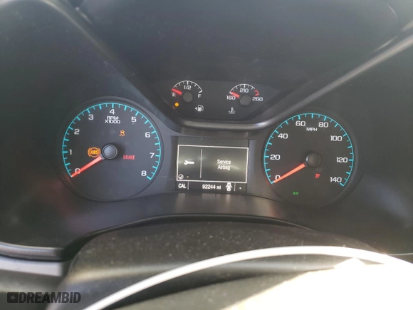 2016 Chevrolet Colorado 2WD WT with VIN 1GCGSBEA1G1310118, listed as a Copart auction lot 82341104 with 92,244 mi miles and Salvage Title. Bid and sale history available at carsss.com. Image 9.