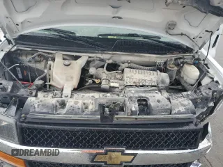 2020 Chevrolet Express Passenger LT with VIN 1GAZGPFG5L1188604, listed as a Copart auction lot 56283275 with 103,635 mi miles and Salvage title. Bid and sale history available at DreamBid. Image 12.