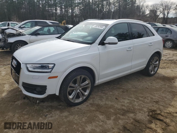 2015 Audi Q3 2.0T Prestige with VIN WA1GFCFS6FR011963, listed as a Copart auction lot 49292995 with 74,529 mi miles and Clean Title. Bid and sale history available at carsss.com. Image 1.