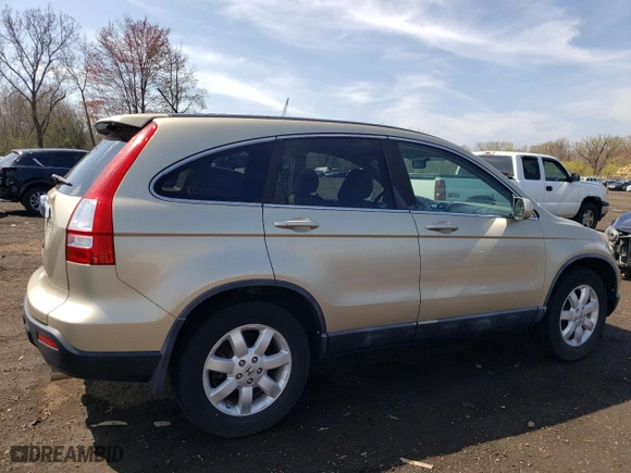 2008 Honda CR-V EX-L with VIN 5J6RE48748L039289, listed as a Copart auction lot 54013805 with 0 mi miles and Clean Title. Bid and sale history available at carsss.com. Image 3.